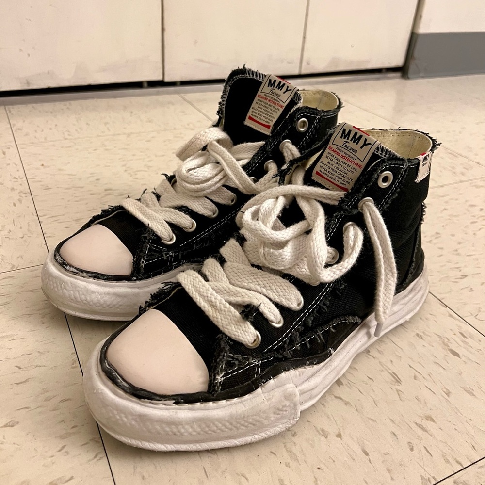 Maison Mihara Yasuhiro OG Sole Canvas High-Top "Peterson"